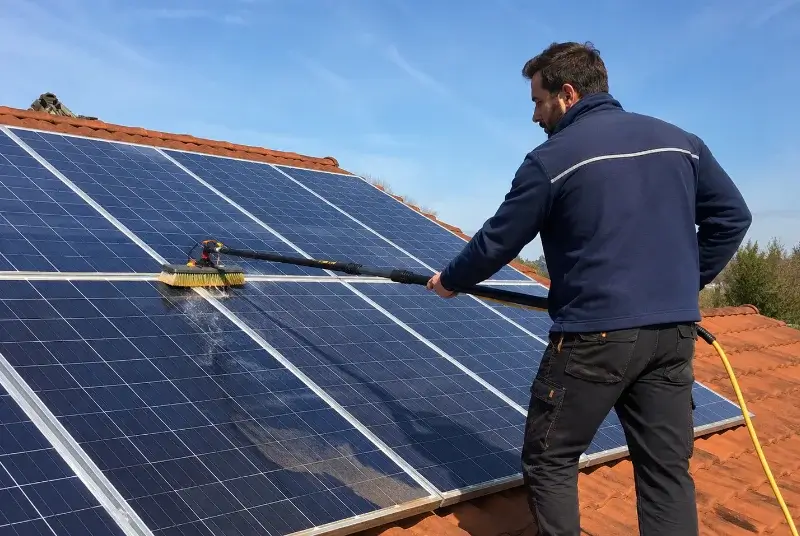 Nettoyage et entretien de panneaux solaires à Pluvigner